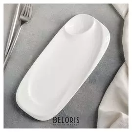 Блюдо с соусником «Белль», 28×12,5 см