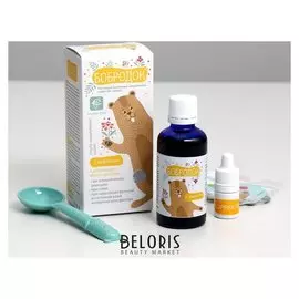 Бобродок натуральный смузи-концентрат-сироп с лофантом, от аллергии 50 мл