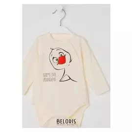 Боди, цвет экрю, рост 74 см (48)