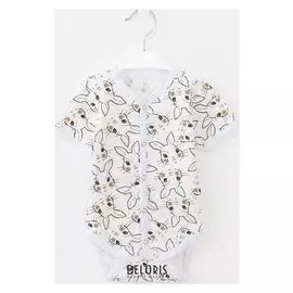 Боди для девочки, цвет белый, рост 80 см