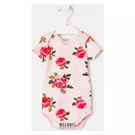 Боди для девочки, цвет розовый, рост 56-62 см