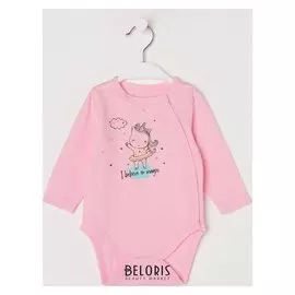 Боди для девочки, цвет розовый, рост 86 см (52)