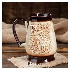 Бокал "Евро", коровка, светлый, 1.3 л