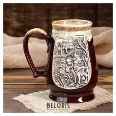 Бокал "Евро", коровка, тёмный, 1.3 л