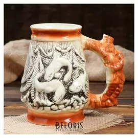 Бокал "Евро рыбак" глазурь, 1 л