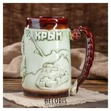 Бокал "Крым", зелёная глазурь, 1.5 л