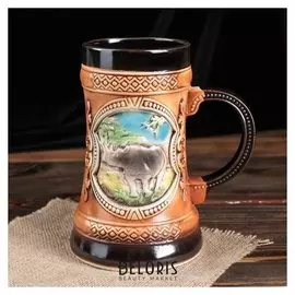 Бокал "Охота", сафари, роспись, 1 л