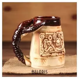 Бокал "Рак баня", под шамот, 0.5 л