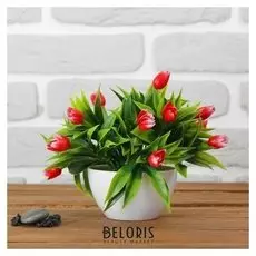 Бонсай 14*16 см с тюльпанами