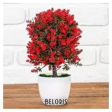 Бонсай "Пышное деревце с цветами" 12х25 см