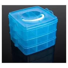 Бокс для хранения, 3 яруса, 18 отделений