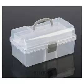 Бокс для хранения с раскладывающимися полочками