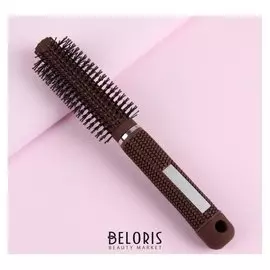 Расческа брашинг, D = 4 см, цвет коричневый