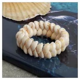 Браслет ассорти "На резинке" ракушка