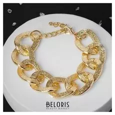 Браслет "Цепь" дерма, цвет золото