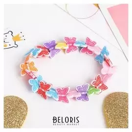 Браслет детский "Выбражулька" бабочки кружатся