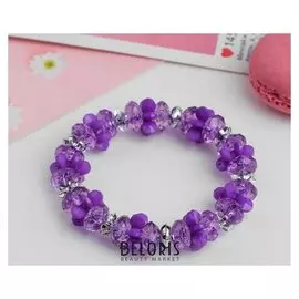 Браслет детский "Выбражулька" карусель, цвет фиолетовый