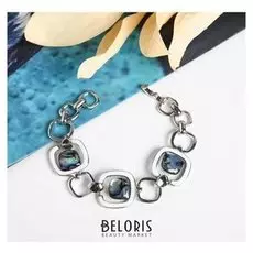 Браслет "Галиотис" квадраты с эмалью