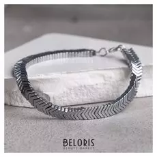 Браслет "Гематит" коса