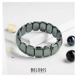 Браслет "Гематит" пластина