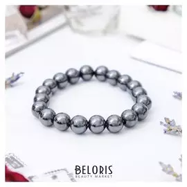 Браслет "Гематит" шар №10