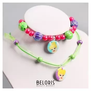 Браслет и чокер детские, набор для создания, Феи