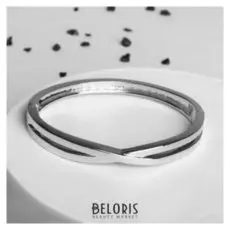 Браслет "Каркас" переплетения, цвет серебро,d=7см