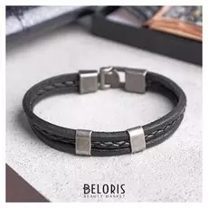 Браслет кожа "Мулан" 2 звена, коса