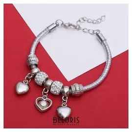 Браслет "Марджери" на нити сердце