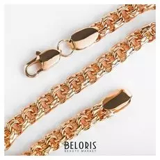 Браслет металл "Цепь" бисмарк, цвет золото, 19см