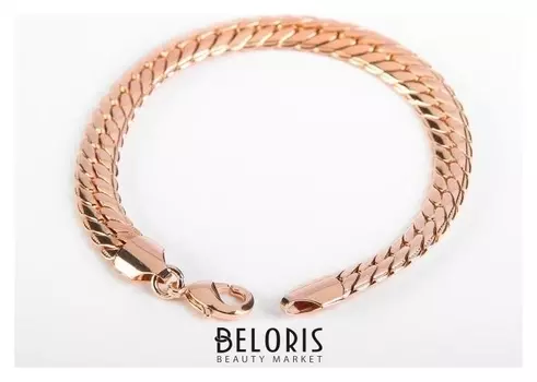 Браслет металл "Цепь" плотная