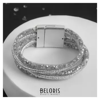 Браслет "На магните" со стразами