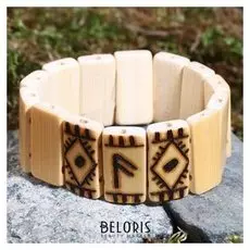 Браслет-оберег "Ansuz для приобретений и удачи" рунический