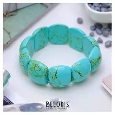 Браслет пластина "Бирюза старая"