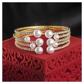 Браслет с жемчугом "Иллюминация"