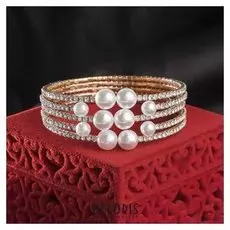 Браслет с жемчугом "Иллюминация"