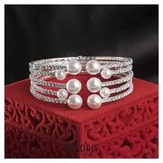 Браслет с жемчугом "Иллюминация"