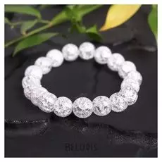 Браслет шар №10 "Кварц сахарный"