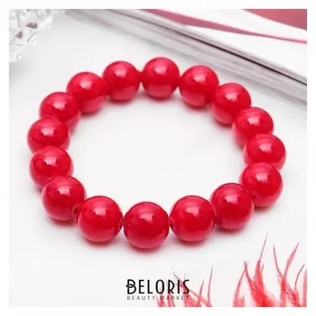 Браслет шар №12 "Коралл"