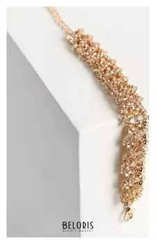 Браслет со стразами "Амелия" волна