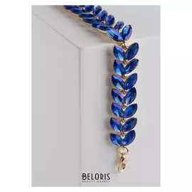 Браслет со стразами "Цветущая ветвь" блеск