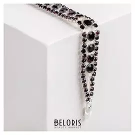 Браслет со стразами "Северное сияние" обрамлённые круги