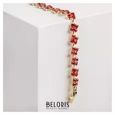 Браслет со стразами "Сияй" ромбики