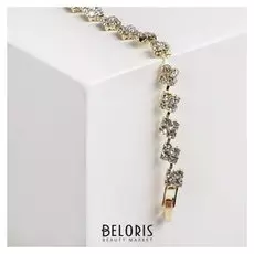 Браслет со стразами "Сияй" ромбики