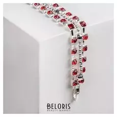 Браслет со стразами "Сияй" верёвочка