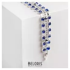 Браслет со стразами "Сияй" верёвочка