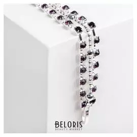 Браслет со стразами "Сияй" верёвочка