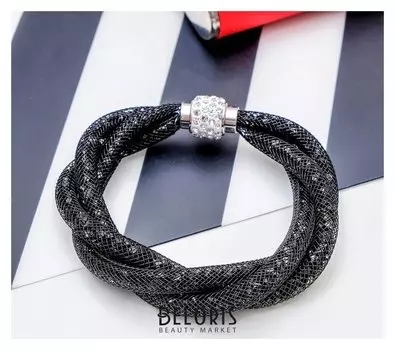 Браслет со стразами "Стардаст" плетение