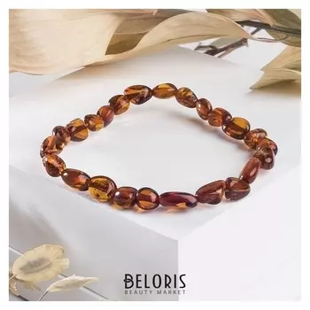 Браслет "Янтарь" галька