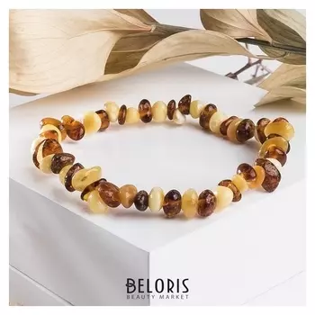 Браслет "Янтарь" галтовка мелкая
